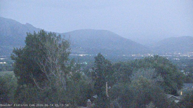 time-lapse frame, Indian Peaks webcam