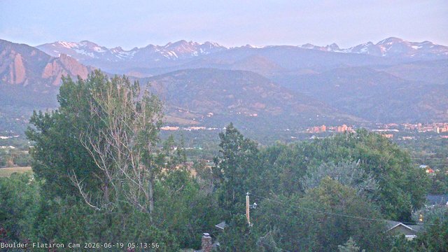 time-lapse frame, Indian Peaks webcam