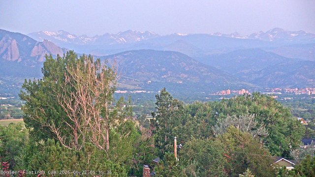 time-lapse frame, Indian Peaks webcam