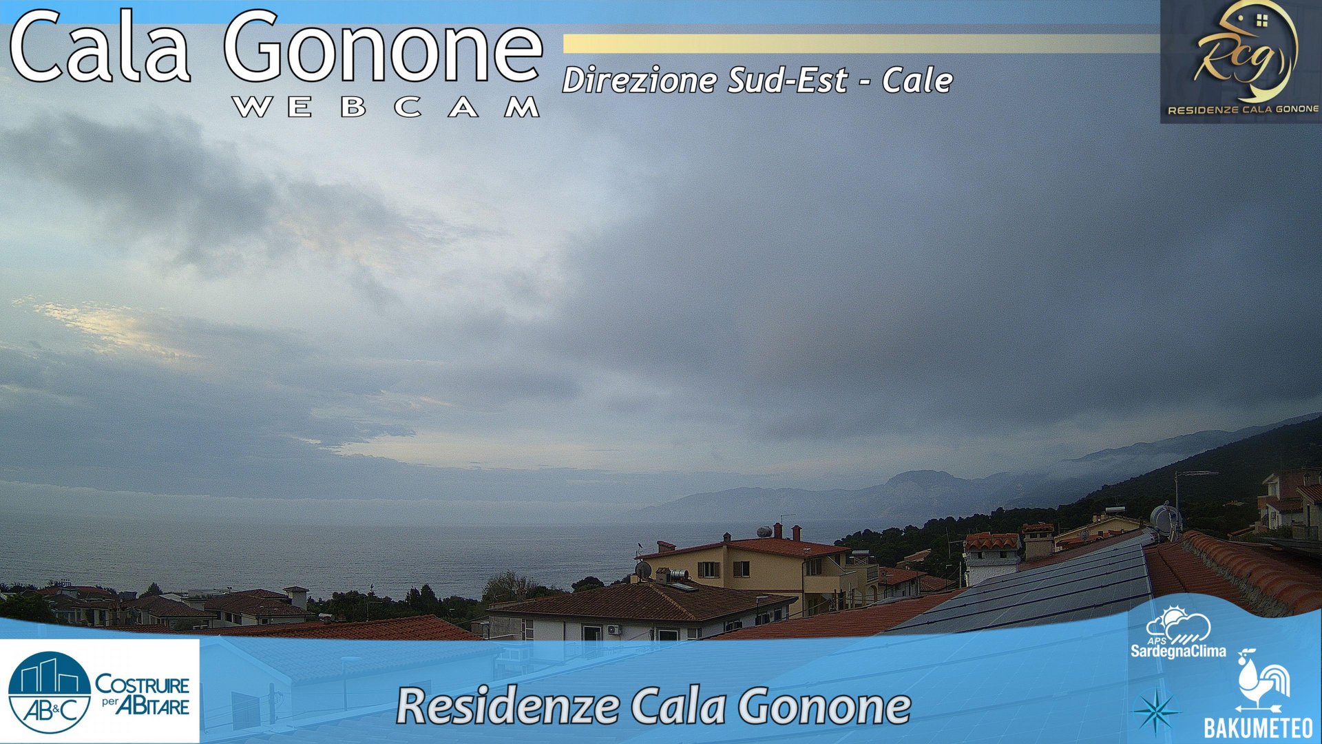 time-lapse frame, Cala Gonone SUD webcam
