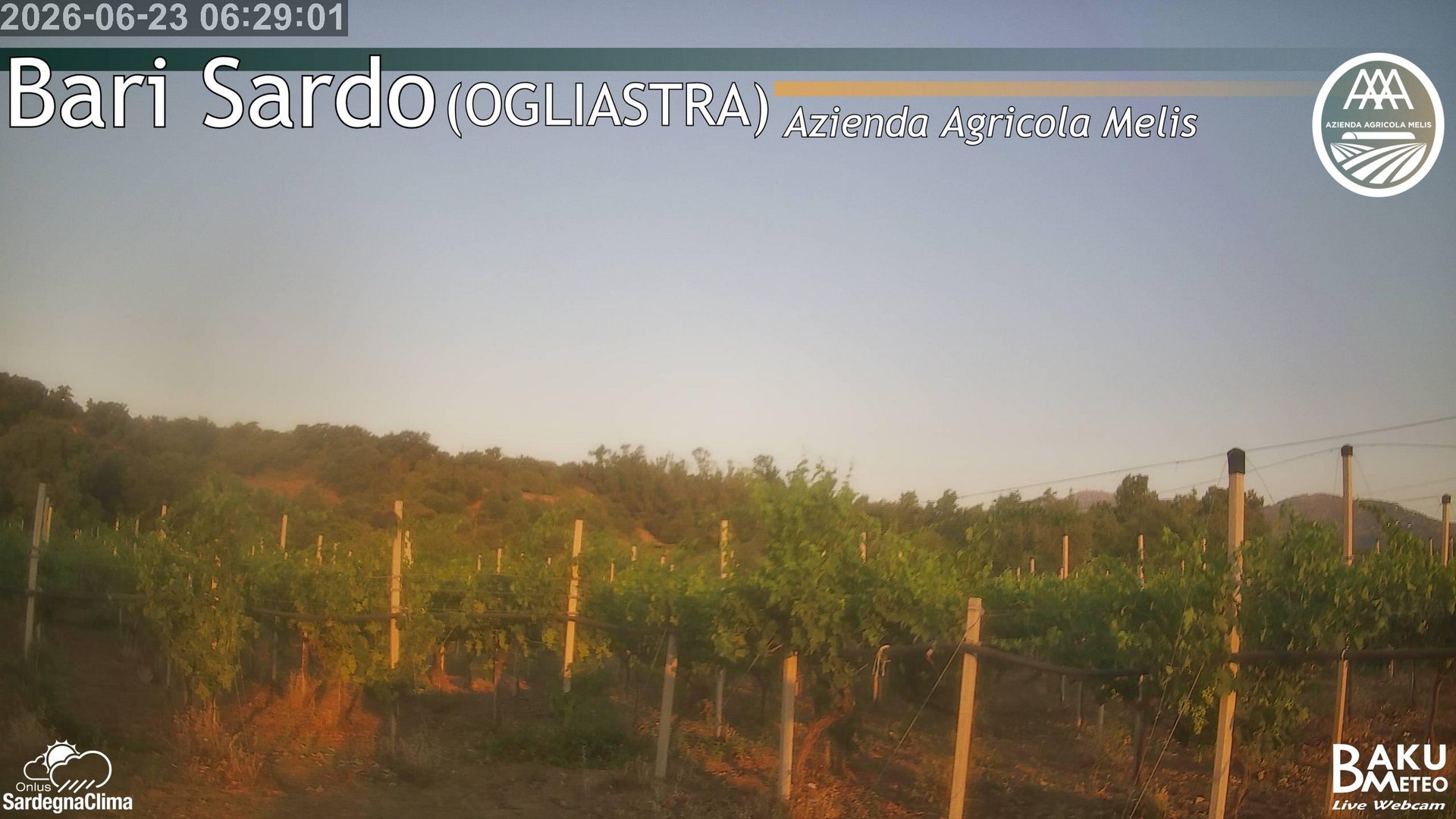 time-lapse frame, Bari Sardo webcam