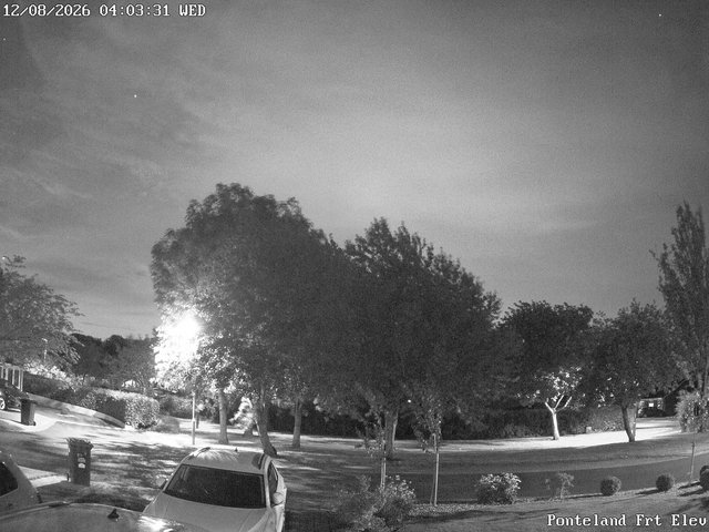 time-lapse frame, Ponteland Front Elev webcam