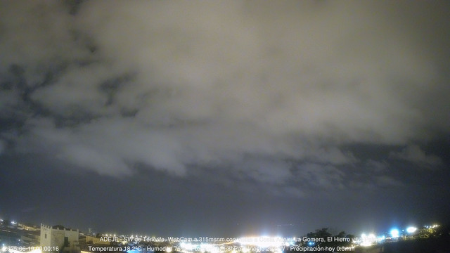 time-lapse frame, Adeje SW webcam