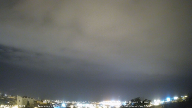 time-lapse frame, Adeje SW webcam