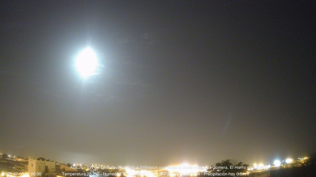 time-lapse frame, Adeje SW webcam