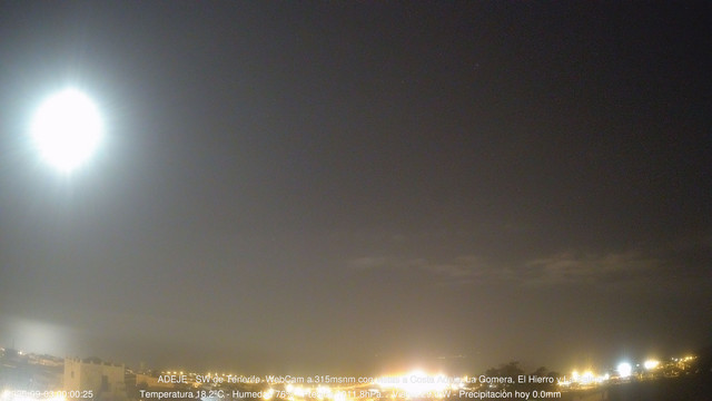 time-lapse frame, Adeje SW webcam