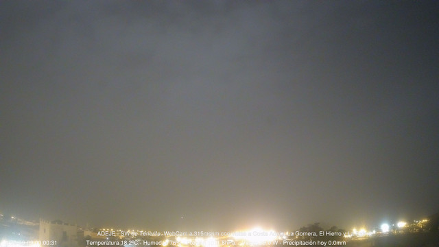 time-lapse frame, Adeje SW webcam
