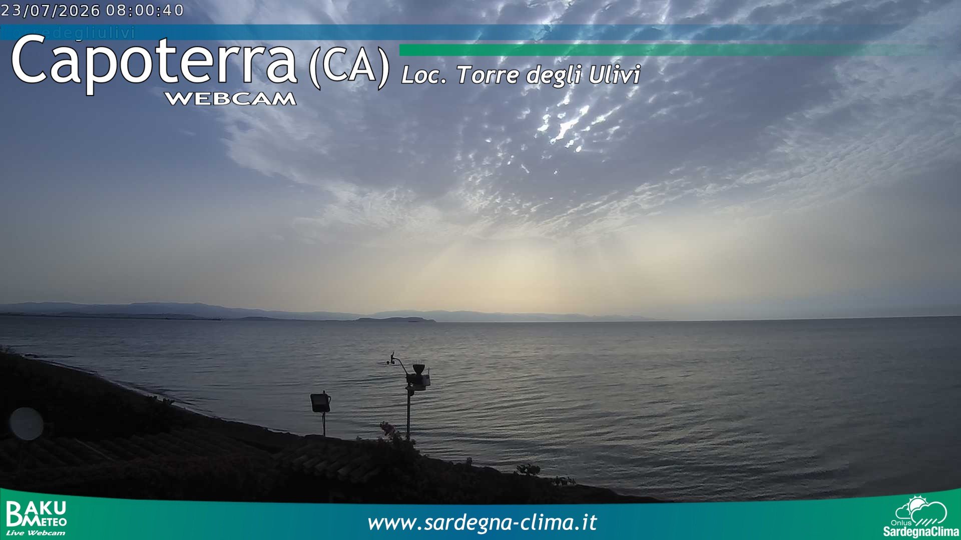 time-lapse frame, Capoeterra Torre degli Ulivi webcam