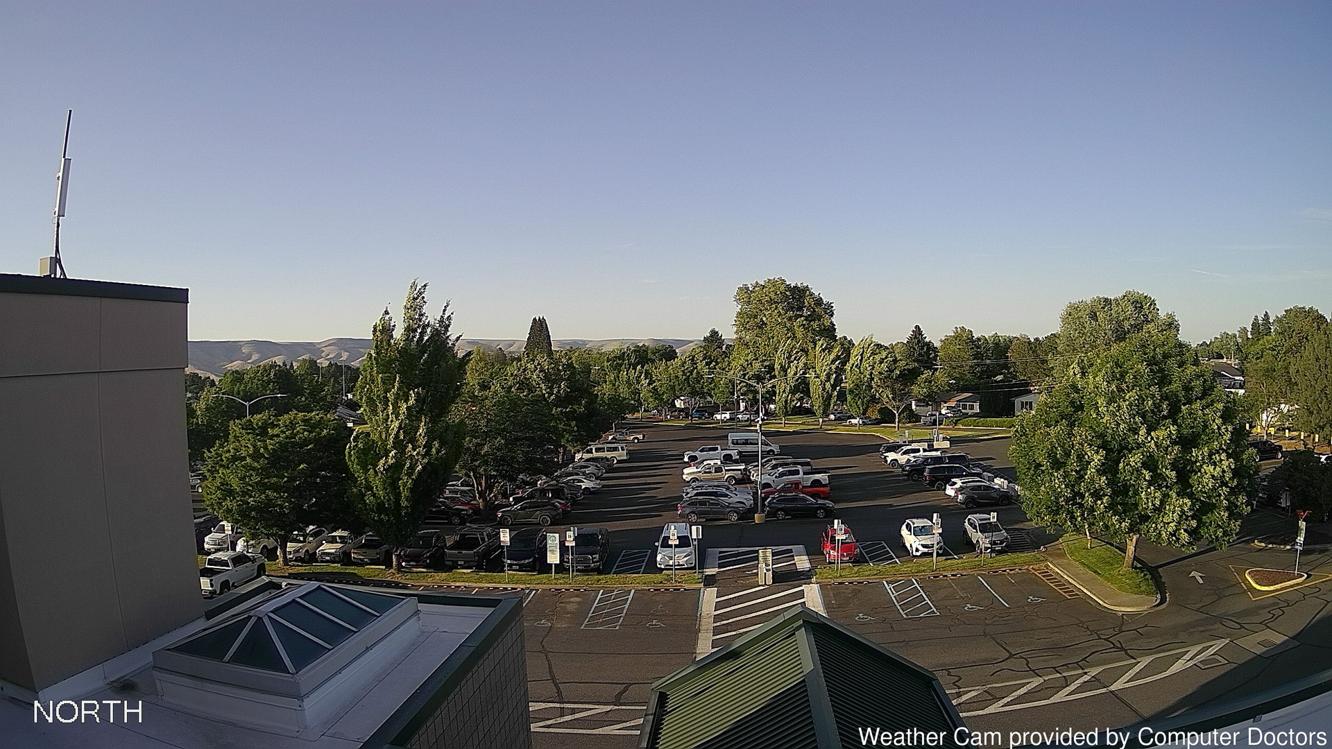 time-lapse frame, North webcam