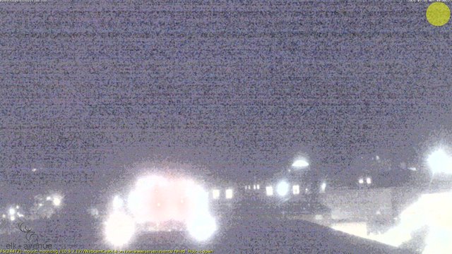 time-lapse frame, Elk + Avenue webcam