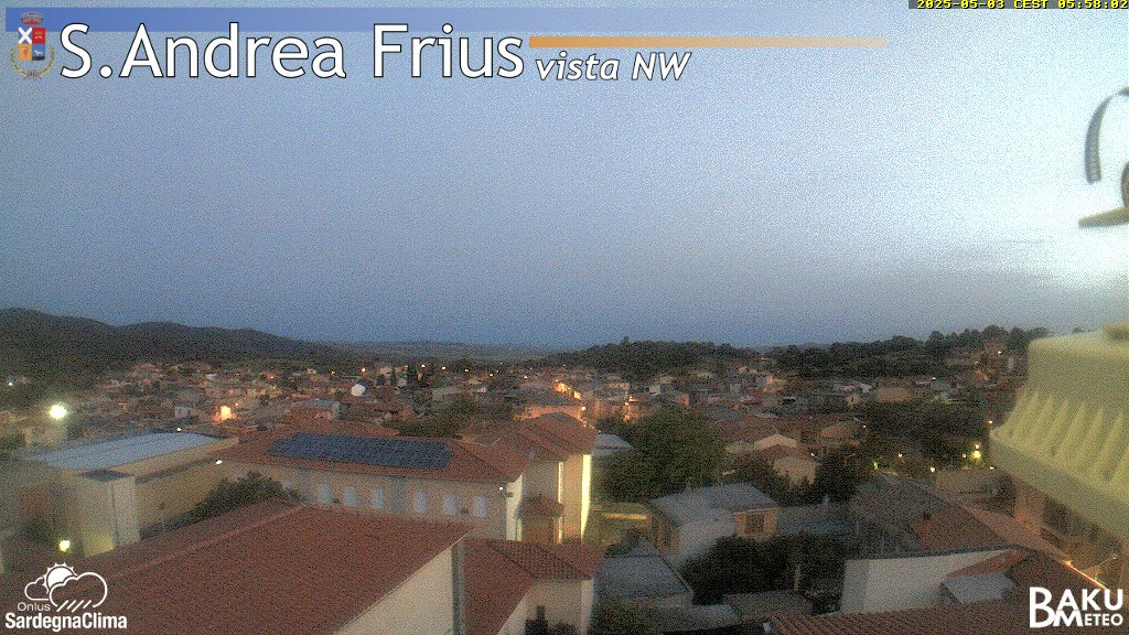 time-lapse frame, Sant'Andrea Frius webcam