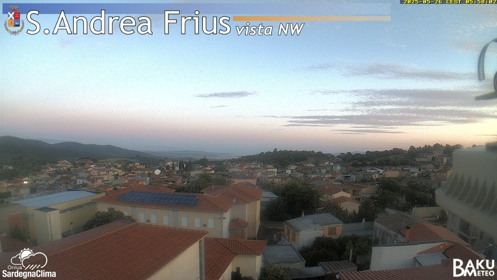 time-lapse frame, Sant'Andrea Frius webcam