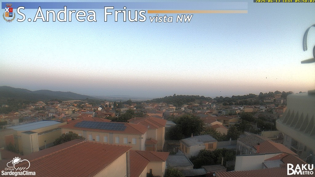 time-lapse frame, Sant'Andrea Frius webcam