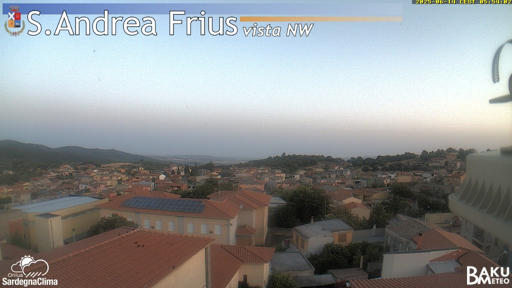 time-lapse frame, Sant'Andrea Frius webcam