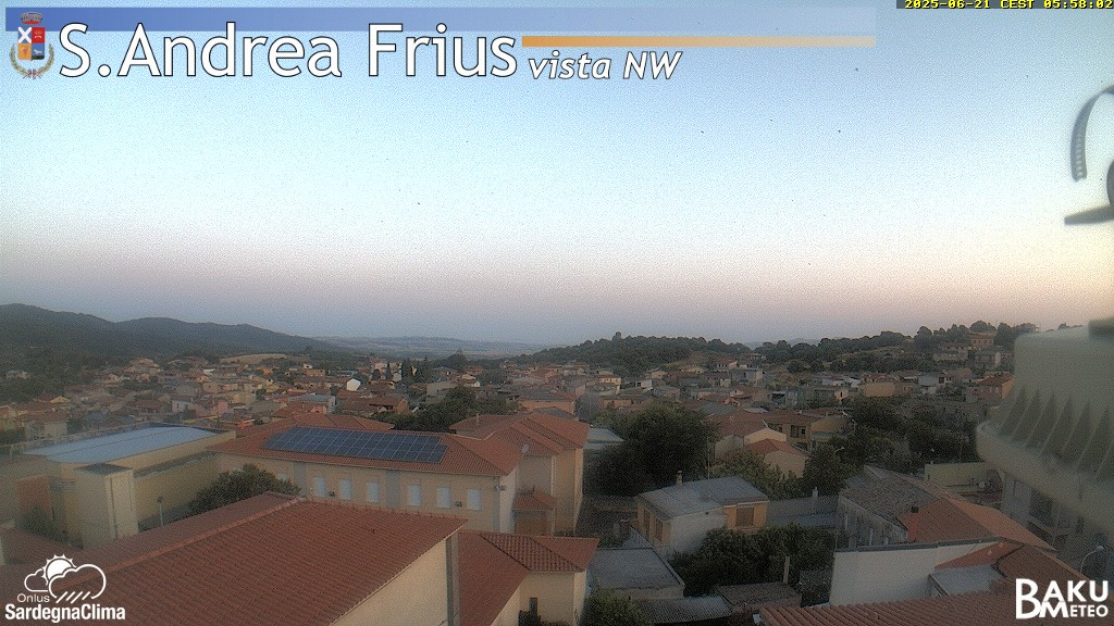 time-lapse frame, Sant'Andrea Frius webcam