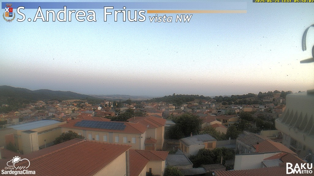 time-lapse frame, Sant'Andrea Frius webcam