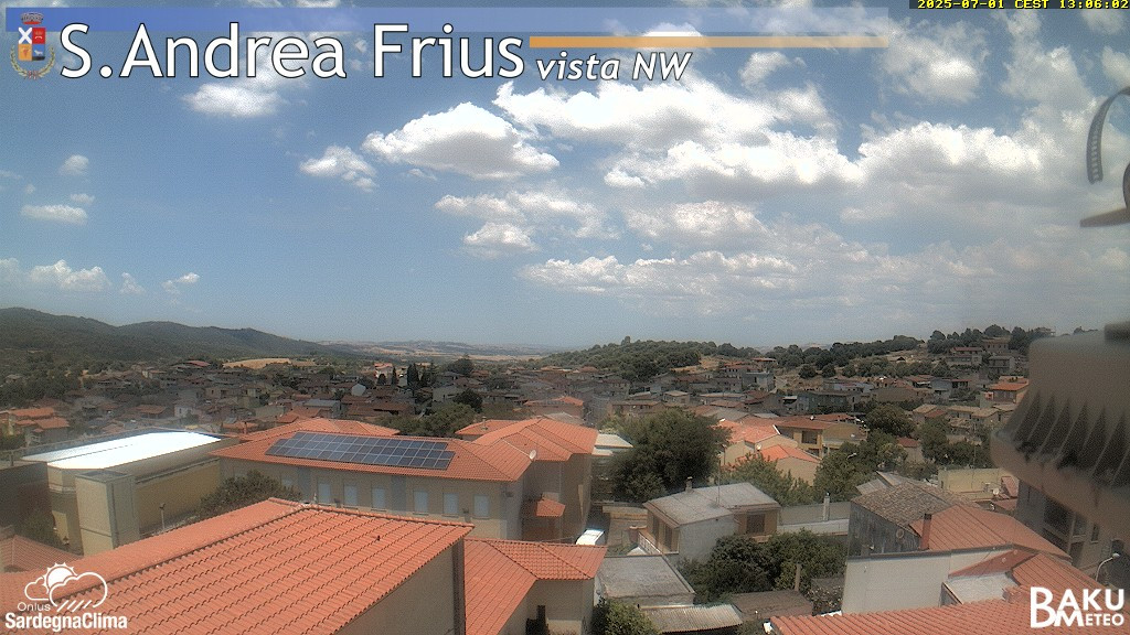 time-lapse frame, Sant'Andrea Frius webcam