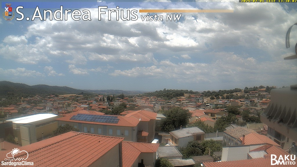 time-lapse frame, Sant'Andrea Frius webcam