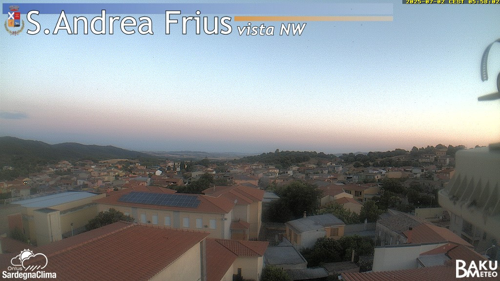 time-lapse frame, Sant'Andrea Frius webcam
