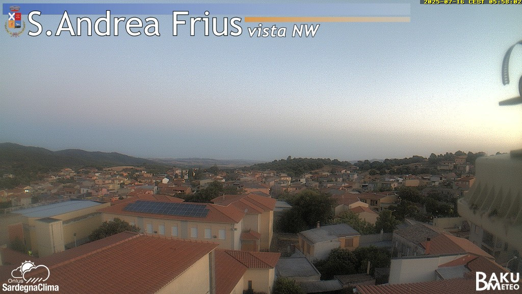 time-lapse frame, Sant'Andrea Frius webcam