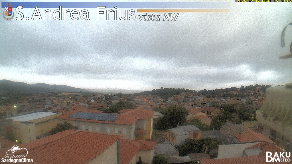 time-lapse frame, Sant'Andrea Frius webcam
