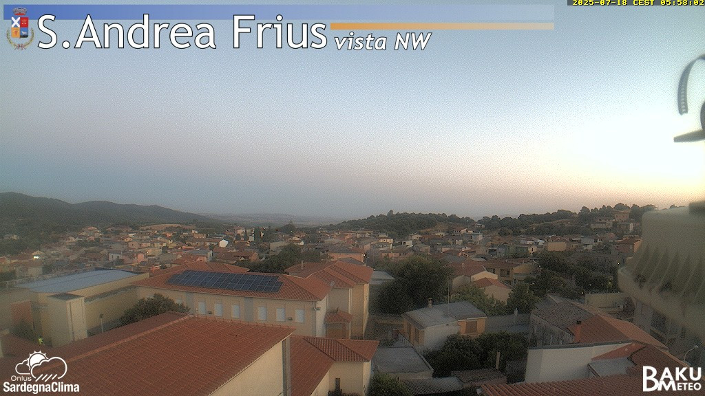 time-lapse frame, Sant'Andrea Frius webcam