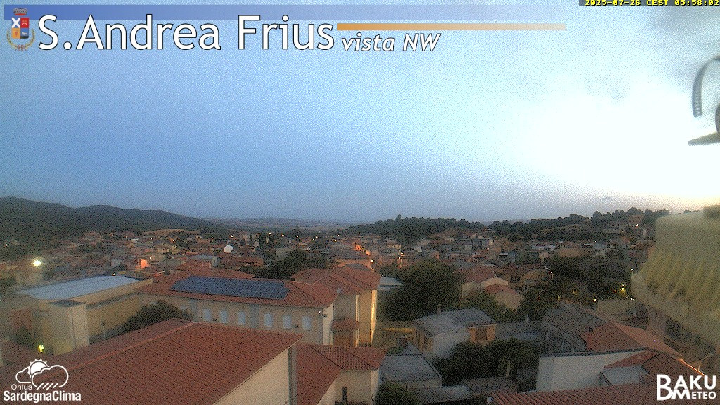 time-lapse frame, Sant'Andrea Frius webcam