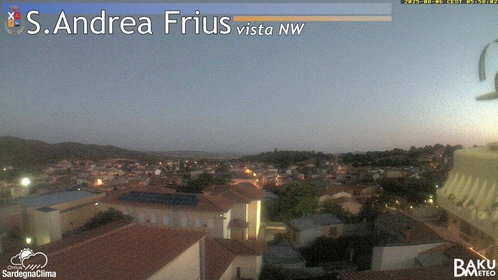 time-lapse frame, Sant'Andrea Frius webcam