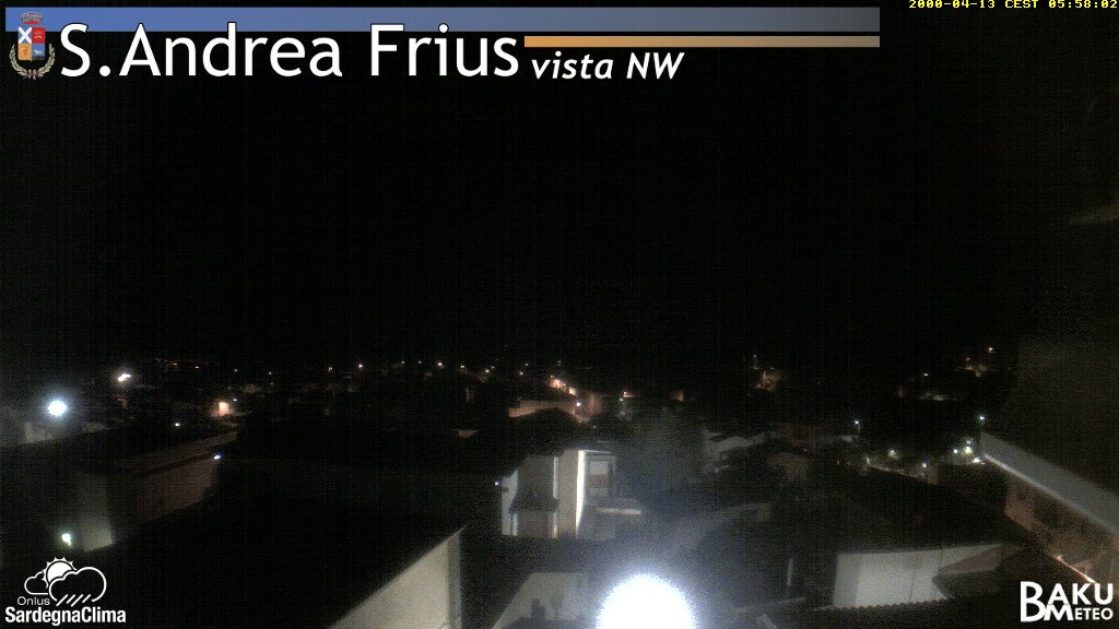 time-lapse frame, Sant'Andrea Frius webcam