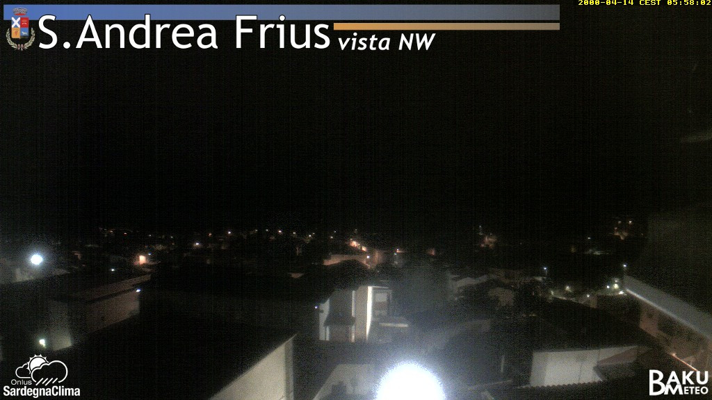 time-lapse frame, Sant'Andrea Frius webcam