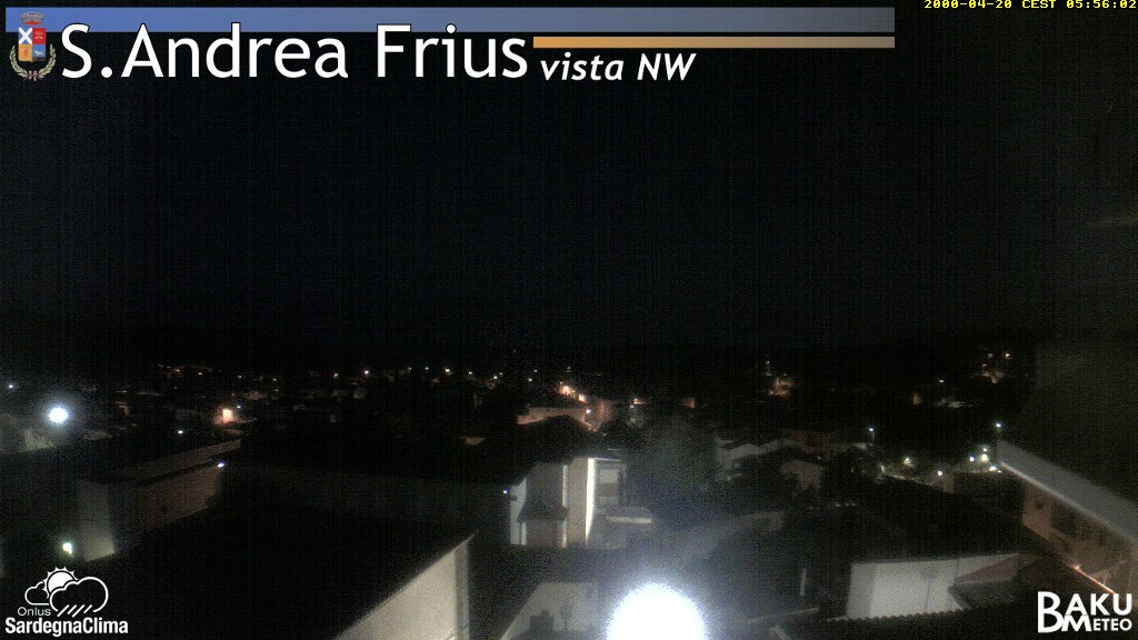 time-lapse frame, Sant'Andrea Frius webcam