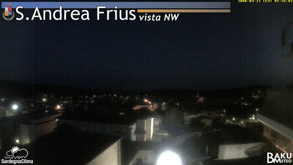 time-lapse frame, Sant'Andrea Frius webcam