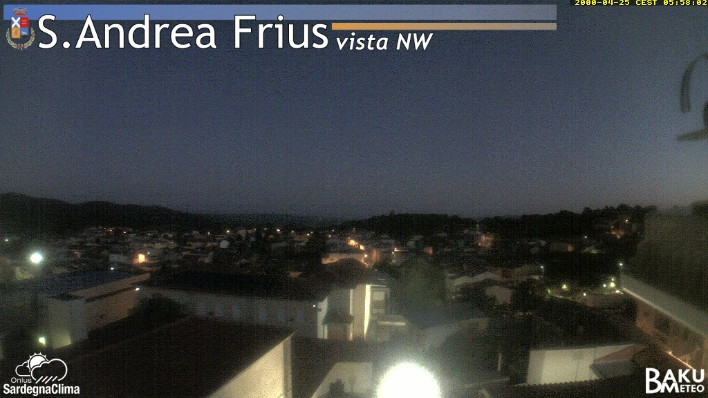 time-lapse frame, Sant'Andrea Frius webcam