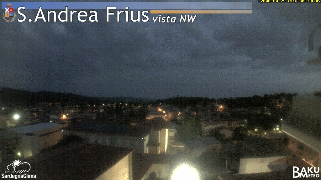 time-lapse frame, Sant'Andrea Frius webcam
