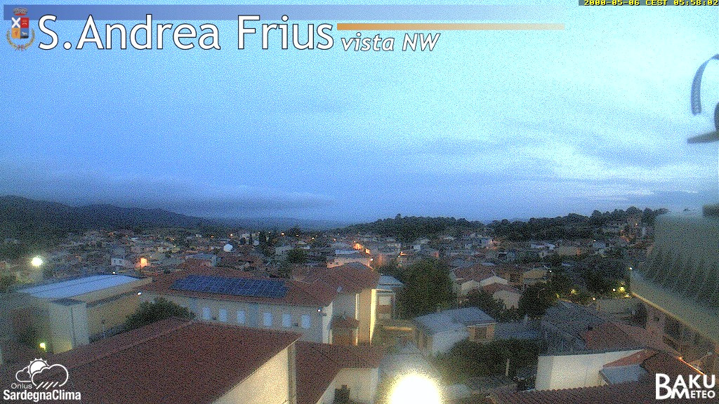 time-lapse frame, Sant'Andrea Frius webcam