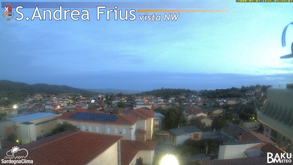time-lapse frame, Sant'Andrea Frius webcam