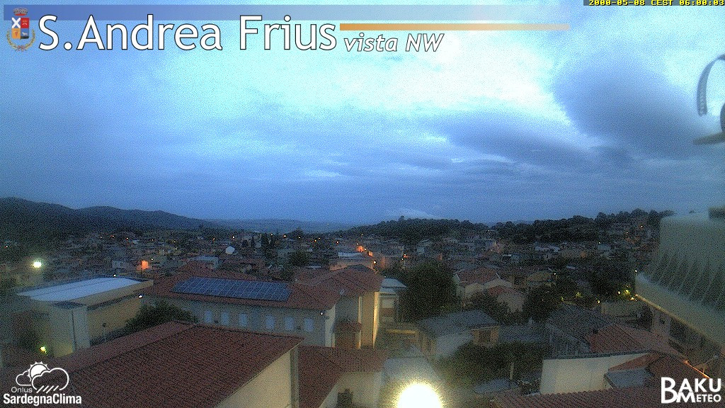 time-lapse frame, Sant'Andrea Frius webcam