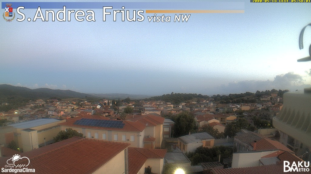 time-lapse frame, Sant'Andrea Frius webcam