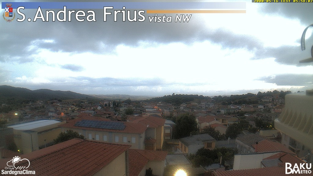 time-lapse frame, Sant'Andrea Frius webcam