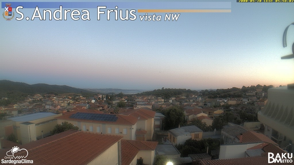 time-lapse frame, Sant'Andrea Frius webcam