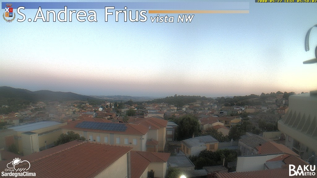time-lapse frame, Sant'Andrea Frius webcam