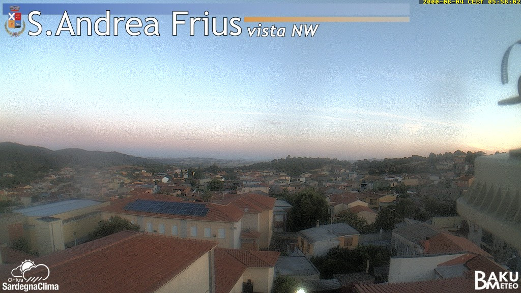 time-lapse frame, Sant'Andrea Frius webcam