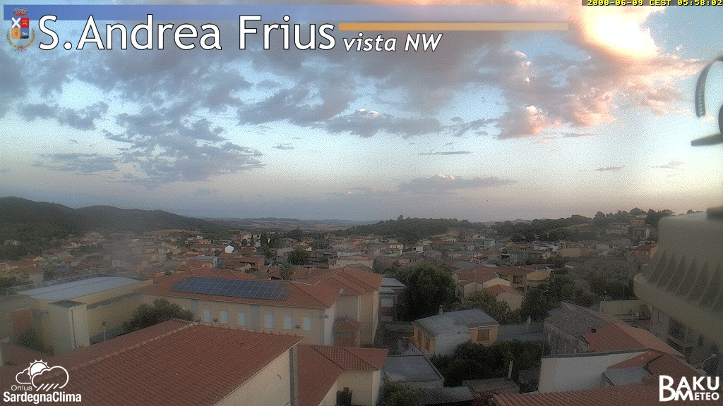 time-lapse frame, Sant'Andrea Frius webcam