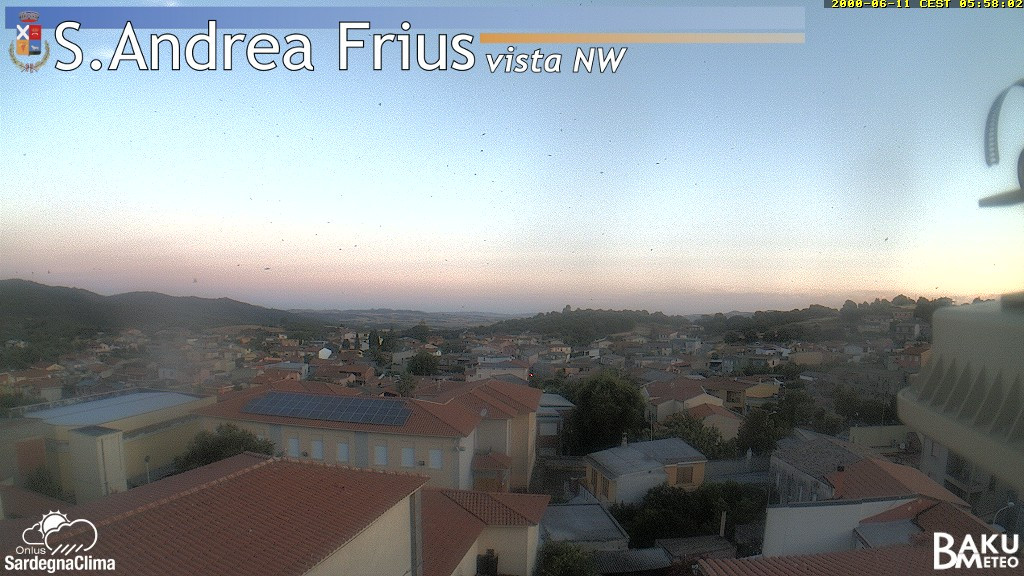 time-lapse frame, Sant'Andrea Frius webcam