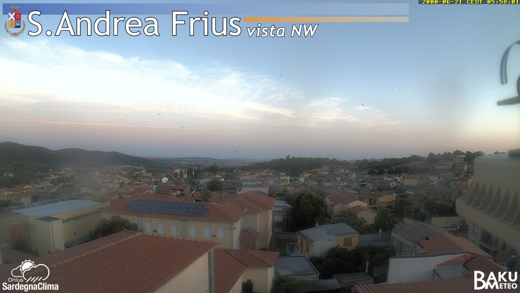 time-lapse frame, Sant'Andrea Frius webcam