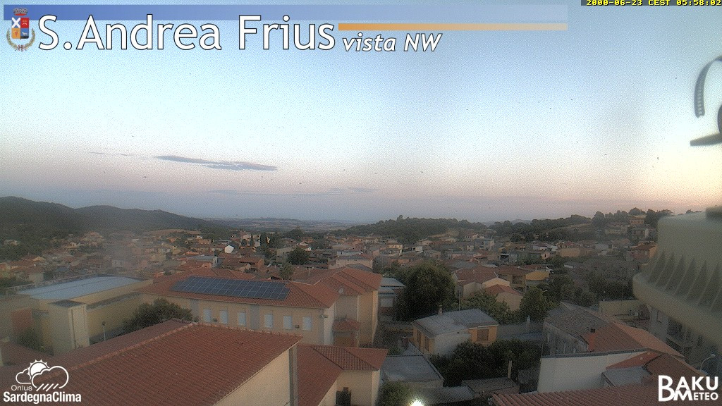 time-lapse frame, Sant'Andrea Frius webcam