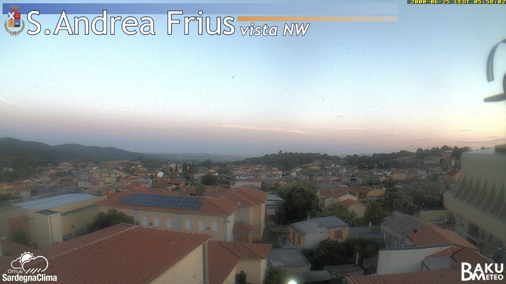 time-lapse frame, Sant'Andrea Frius webcam