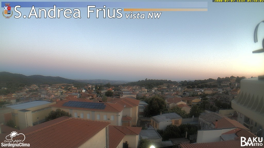 time-lapse frame, Sant'Andrea Frius webcam