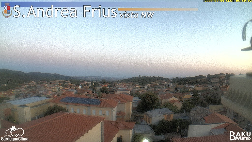 time-lapse frame, Sant'Andrea Frius webcam