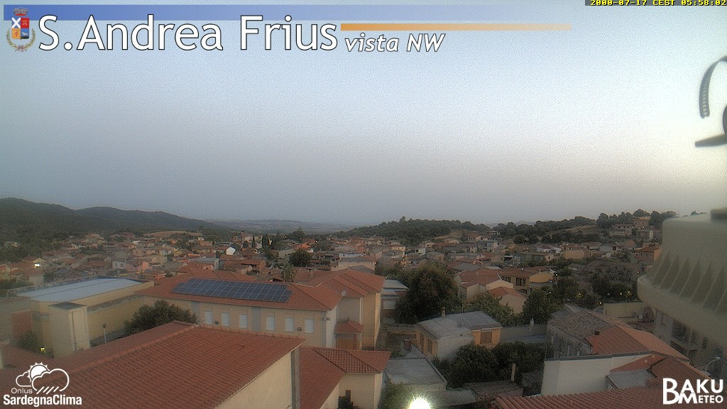 time-lapse frame, Sant'Andrea Frius webcam
